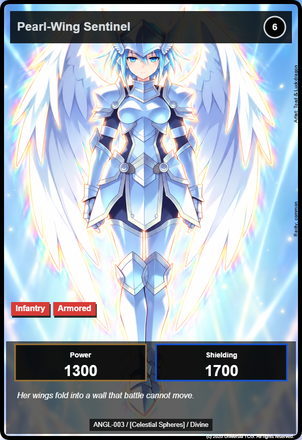 Pearl-Wing Sentinel card