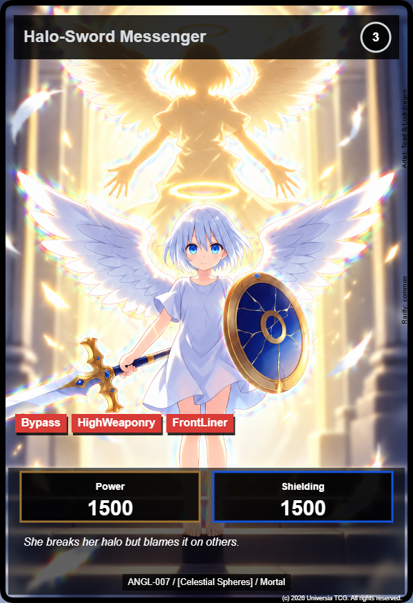 Halo-Sword Messenger card