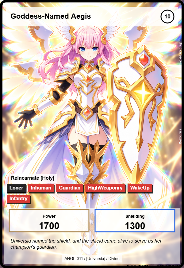 Goddess-Named Aegis card