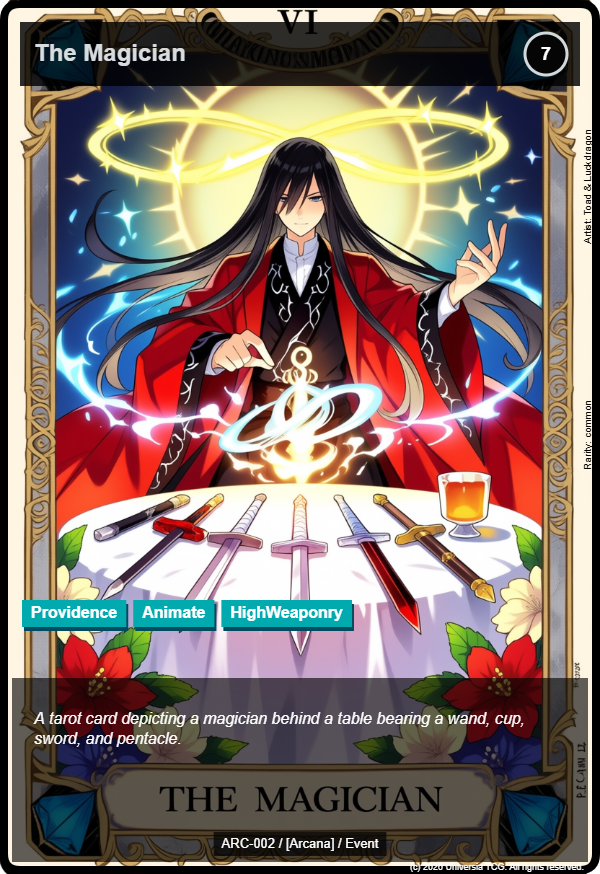 The Magician card