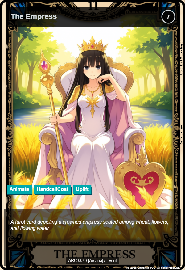 The Empress card