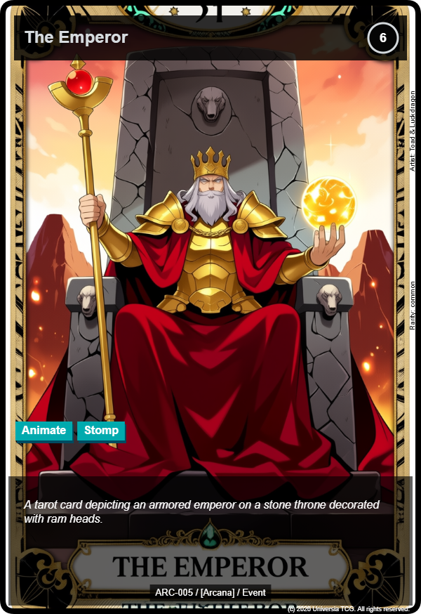The Emperor card