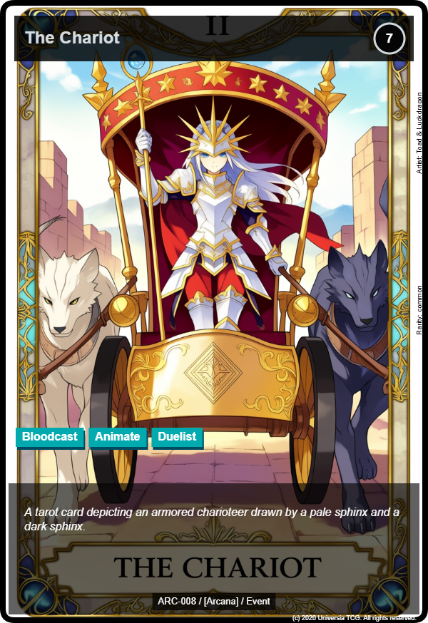 The Chariot card
