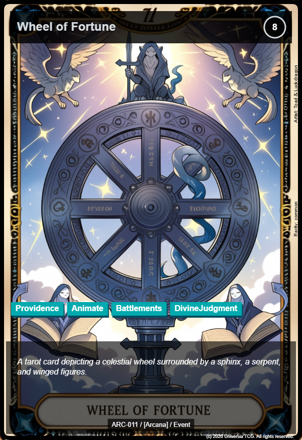 Wheel of Fortune card