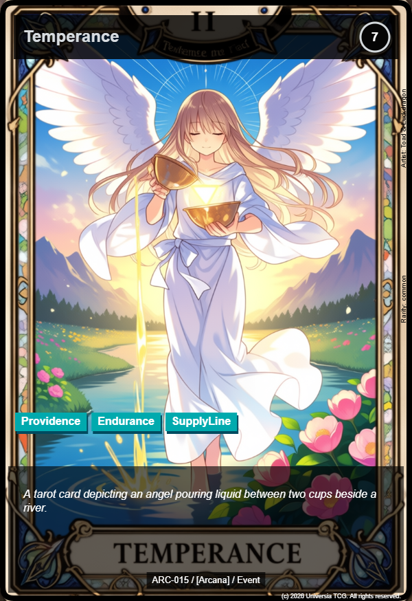 Temperance card
