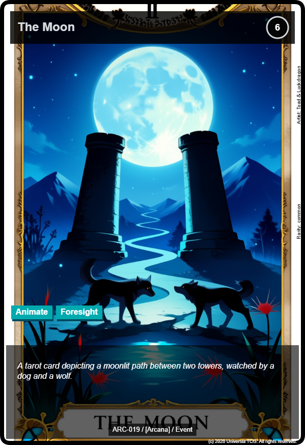 The Moon card
