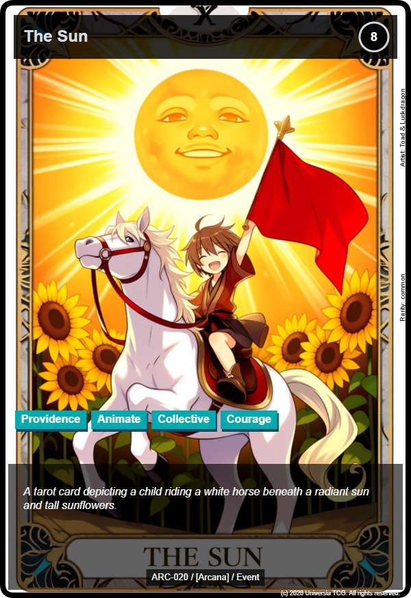 The Sun card