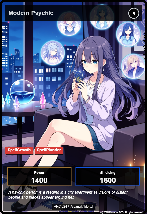 Modern Psychic card