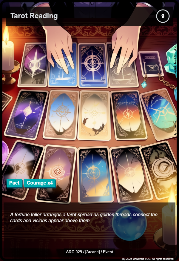 Tarot Reading card