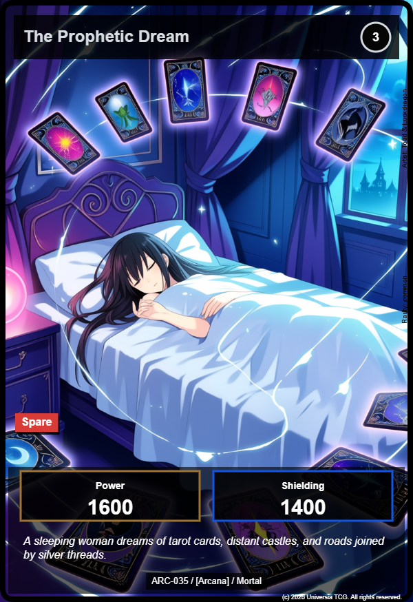 The Prophetic Dream card