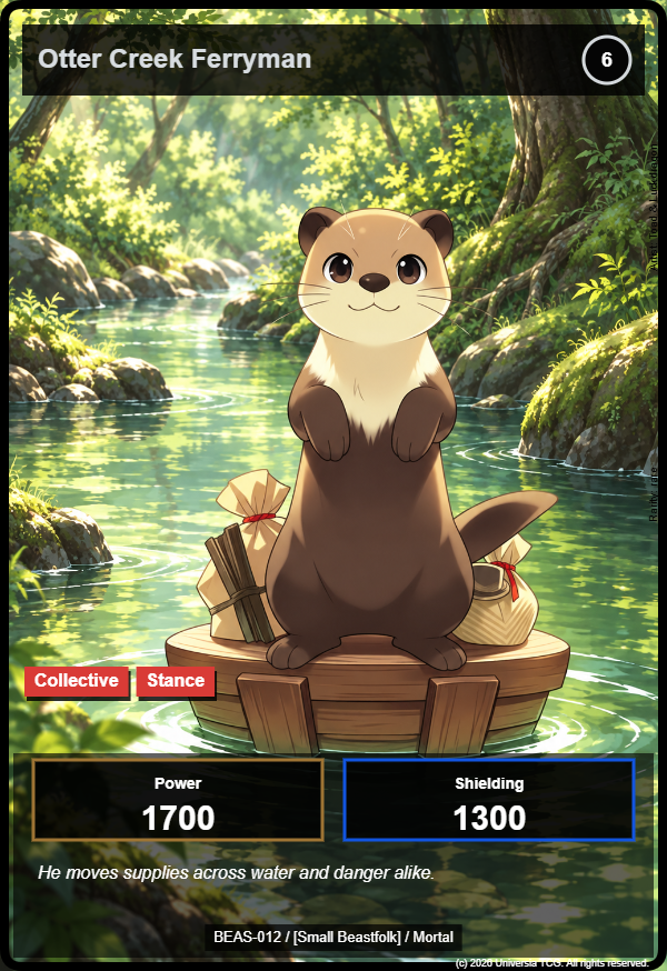 Otter Creek Ferryman card