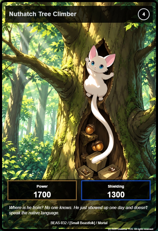 Nuthatch Tree Climber card