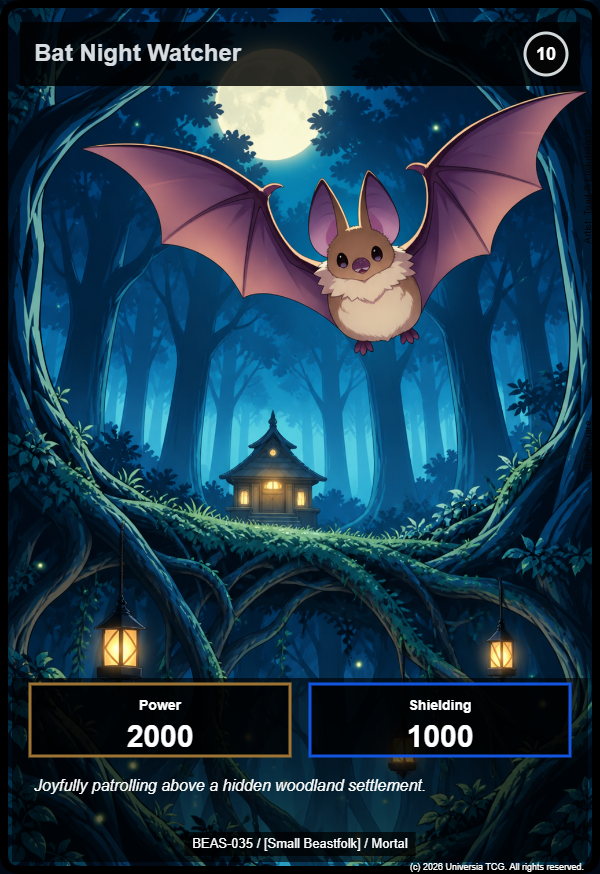 Bat Night Watcher card