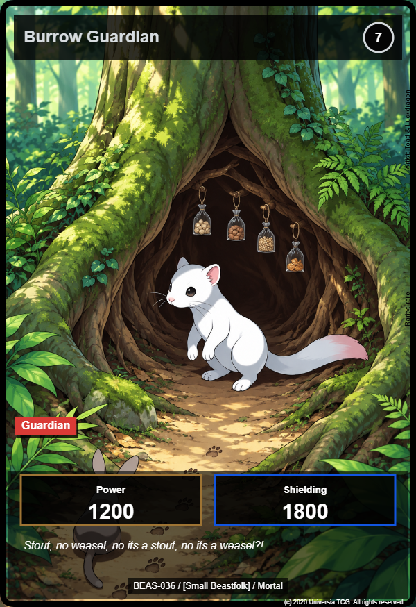 Burrow Guardian card