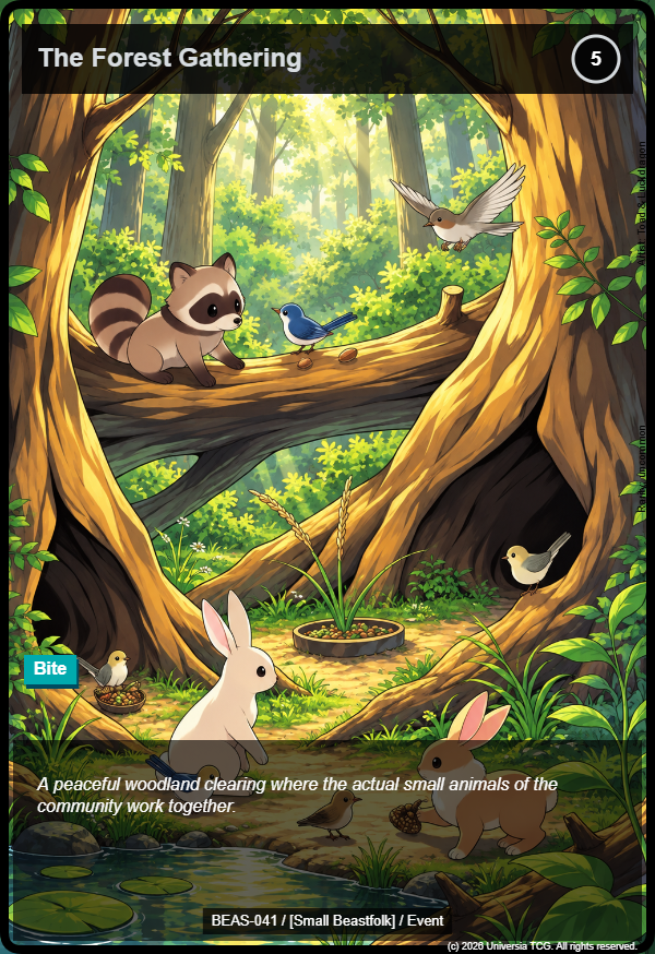 The Forest Gathering card
