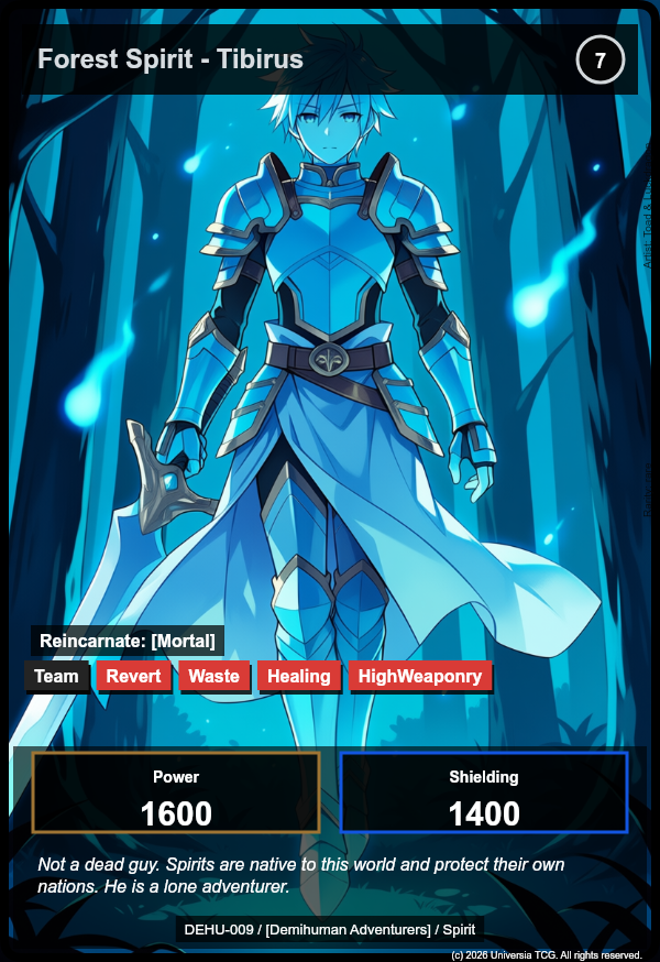 Forest Spirit - Tibirus card