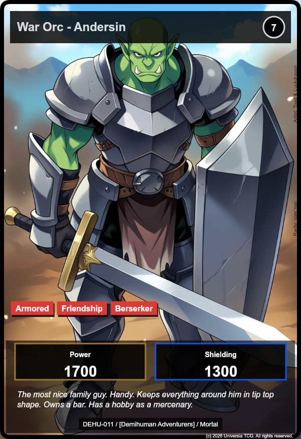 War Orc - Andersin card