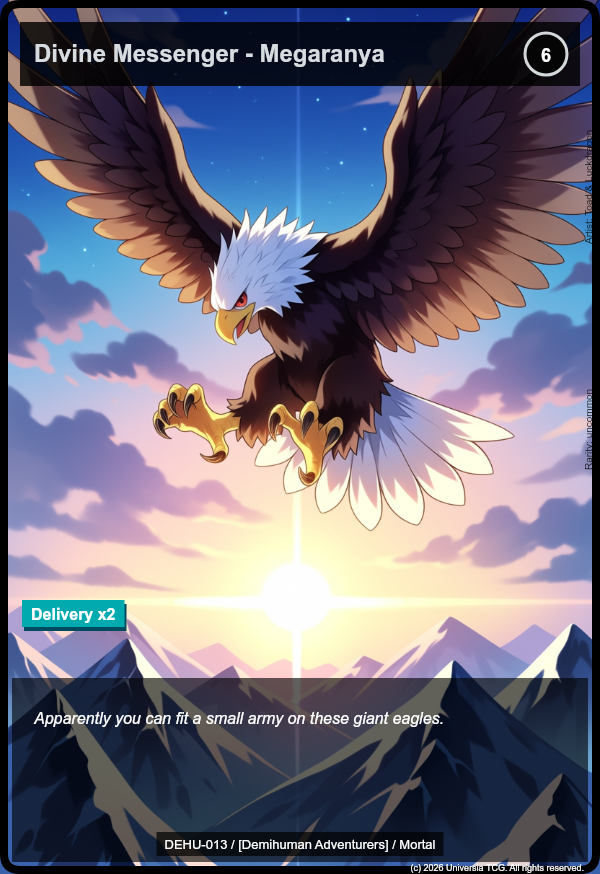 Divine Messenger - Megaranya card