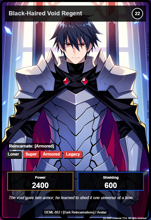 Black-Haired Void Regent card