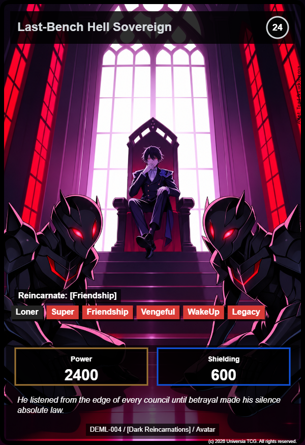 Last-Bench Hell Sovereign card