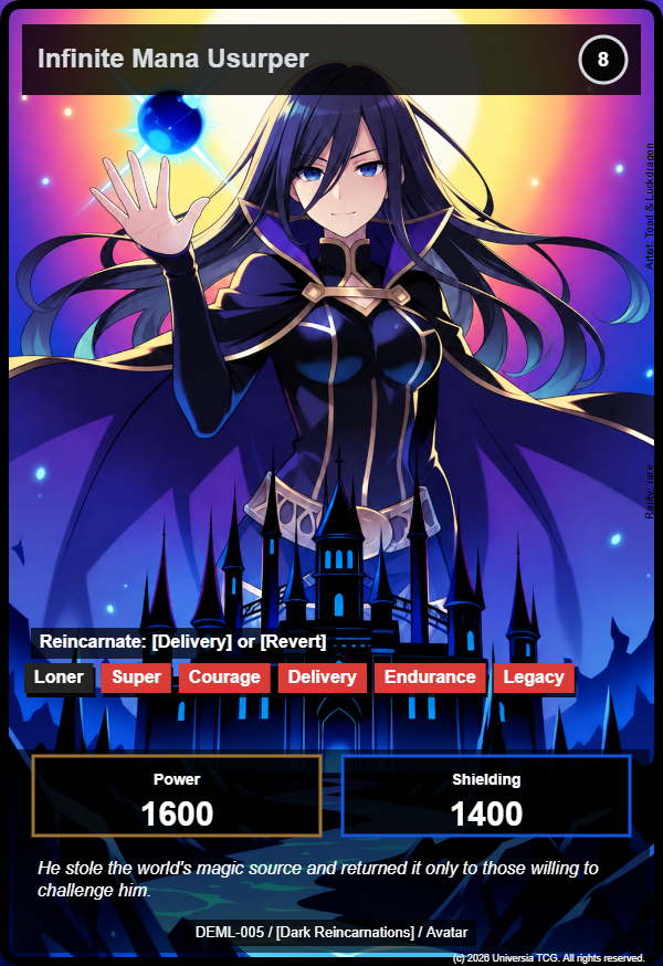 Infinite Mana Usurper card