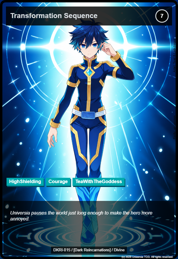 Transformation Sequence card