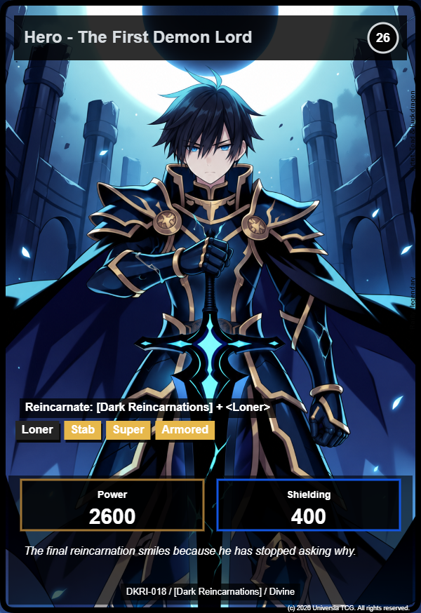 Demon Lords example card