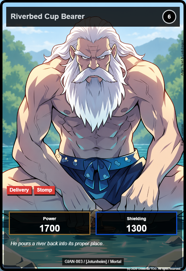 Riverbed Cup Bearer card
