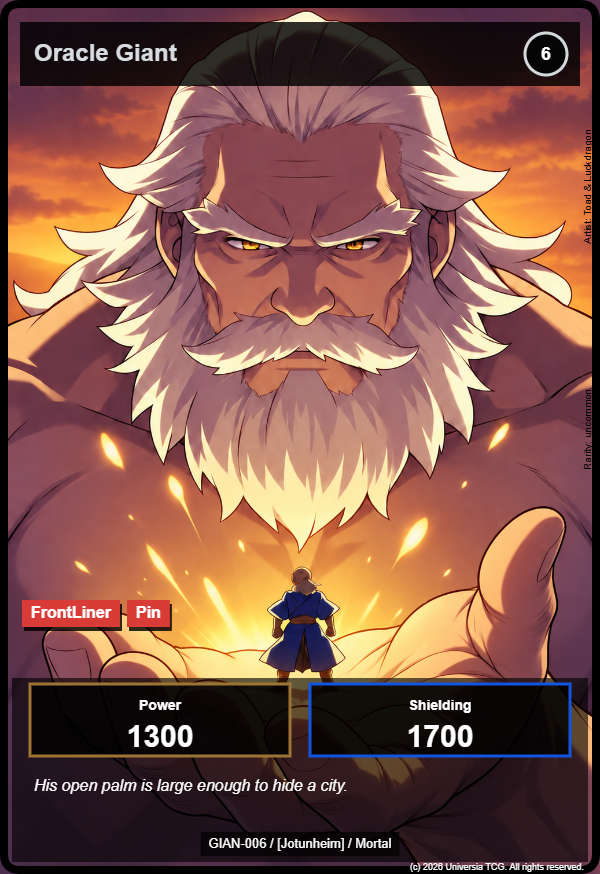 Oracle Giant card