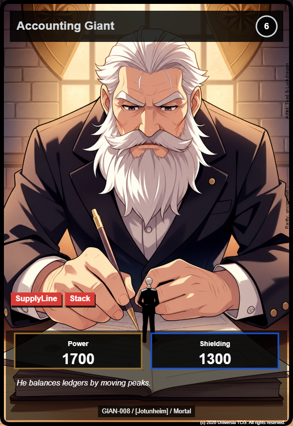 Accounting Giant card