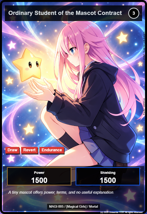 Magical Girls example card