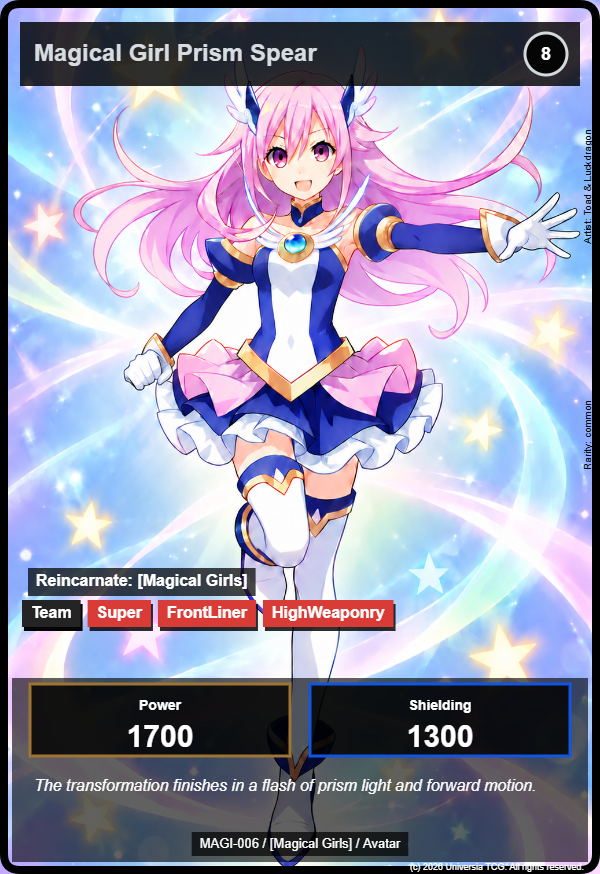 Magical Girl Prism Spear card