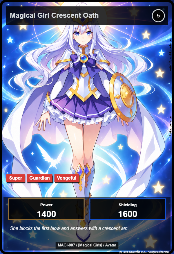 Magical Girl Crescent Oath card