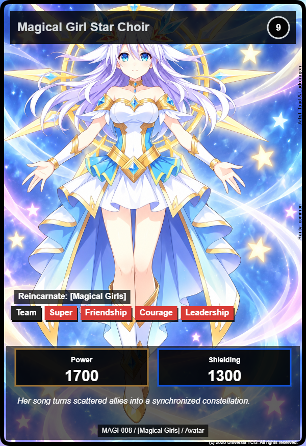 Magical Girl Star Choir card