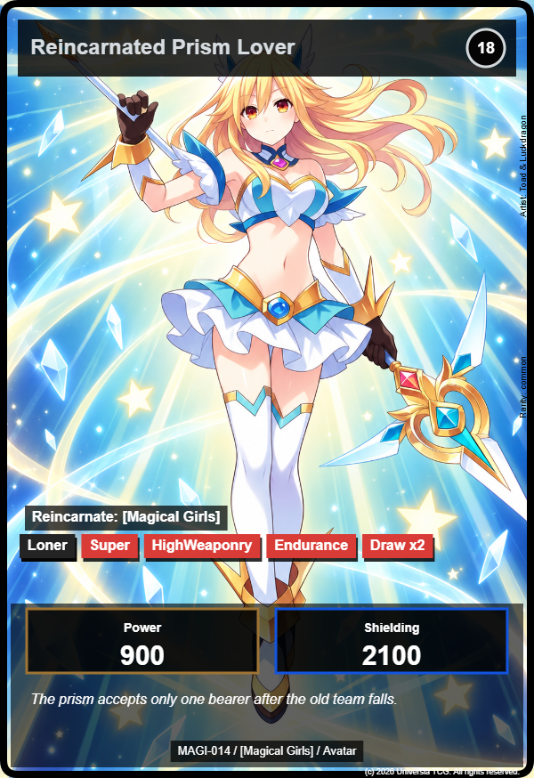 Reincarnated Prism Lover card