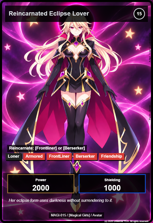 Reincarnated Eclipse Lover card