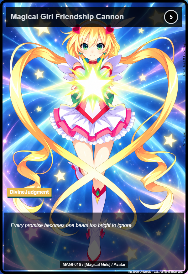 Magical Girl Friendship Cannon card