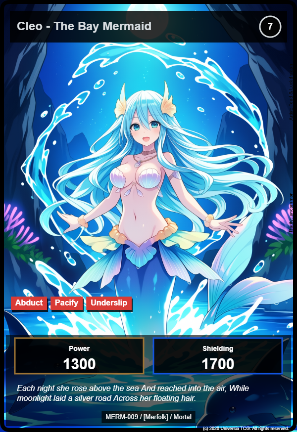 Cleo - The Bay Mermaid card