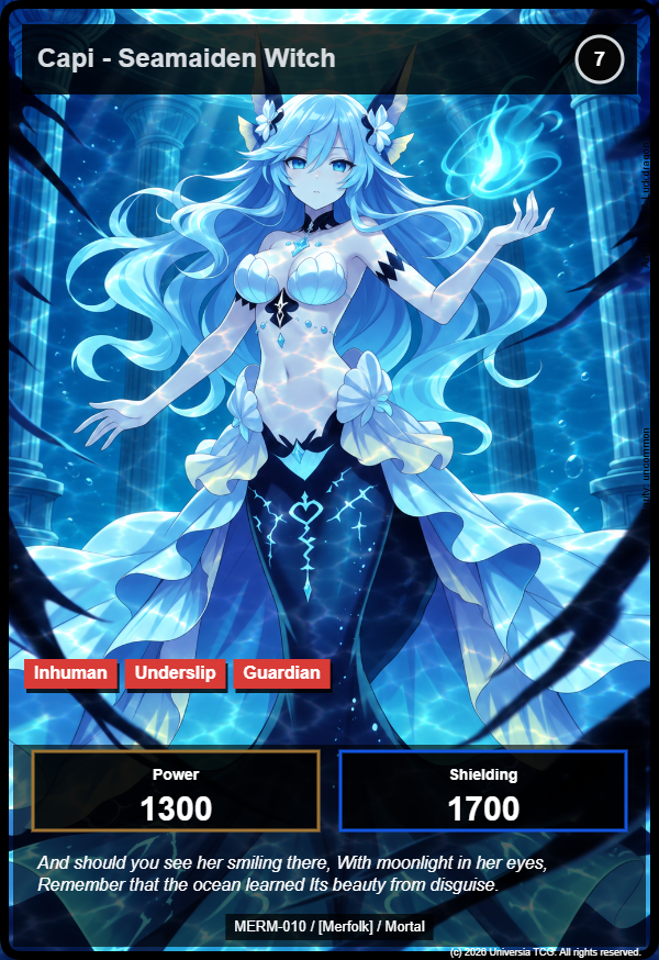 Capi - Seamaiden Witch card