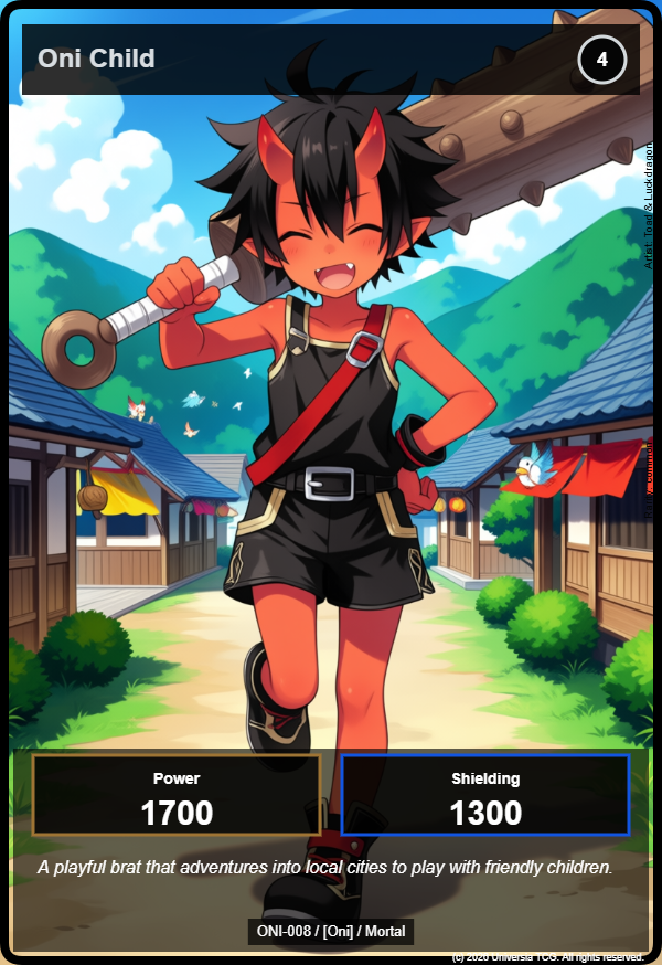 Oni Child card
