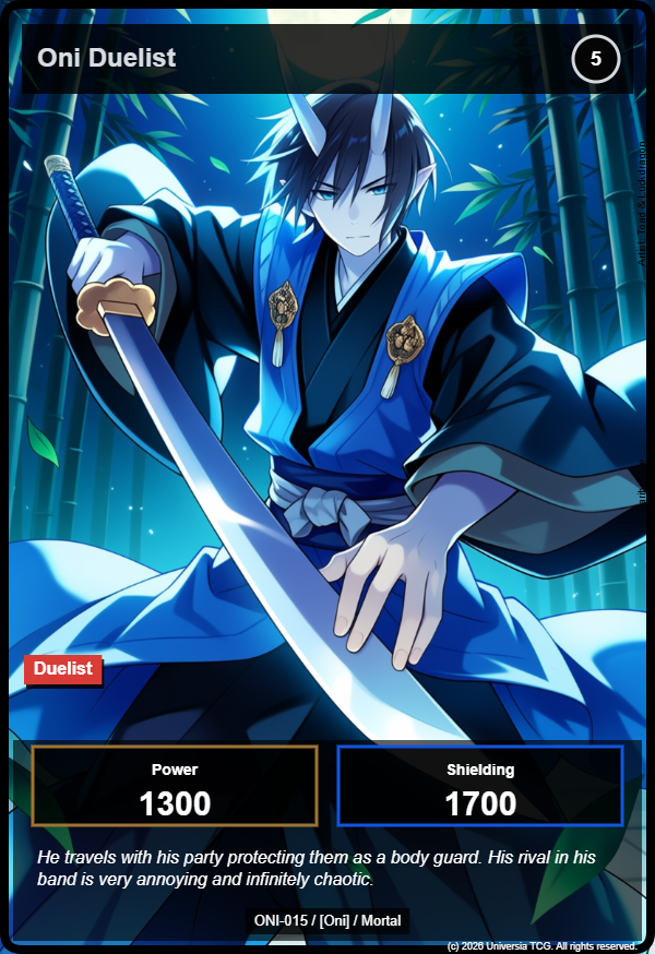 Oni Duelist card
