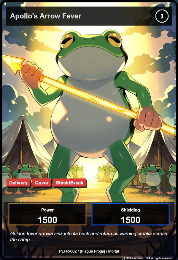 Apollo's Arrow Fever card