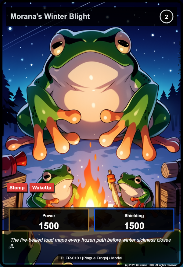 Morana's Winter Blight card