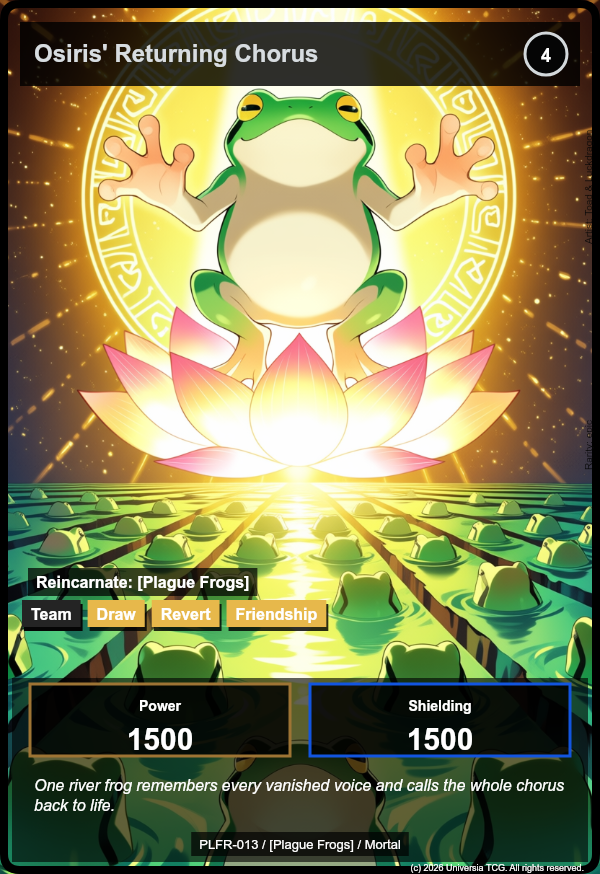 Osiris' Returning Chorus card