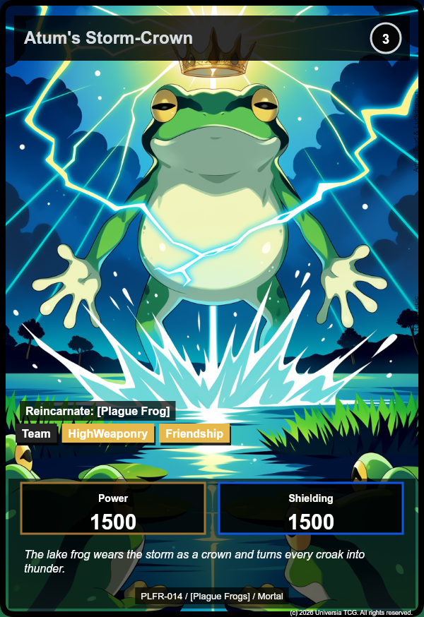 Atum's Storm-Crown card