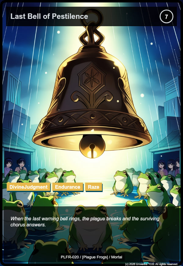 Last Bell of Pestilence card