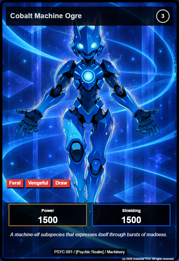 Cobalt Machine Ogre card