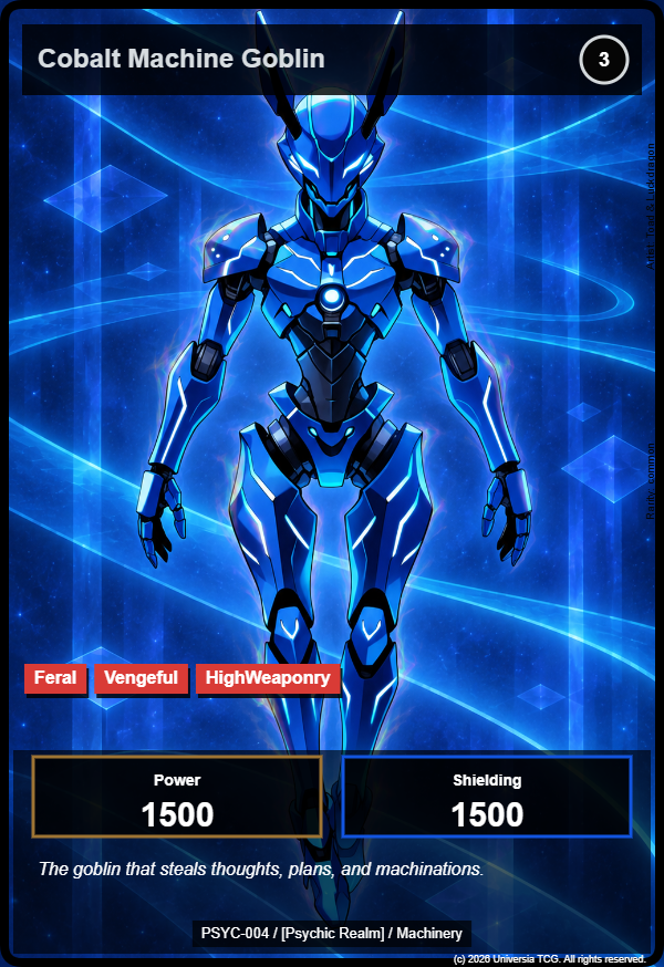 Cobalt Machine Goblin card