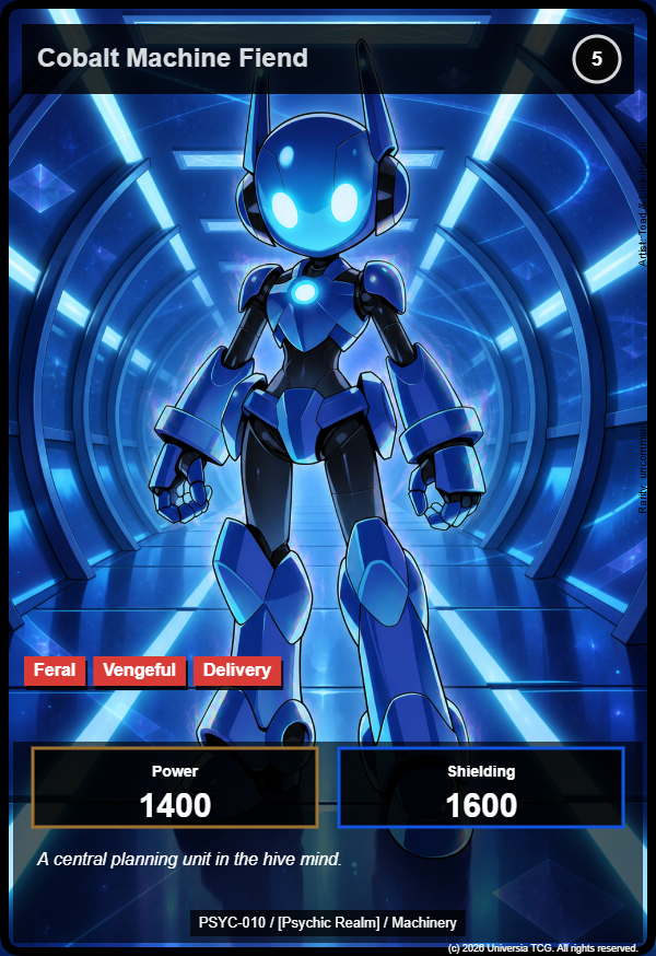 Cobalt Machine Fiend card