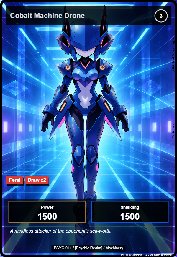 Cobalt Machine Drone card